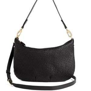 Italian Leather Convertible Crescent
Handwoven Shoulder Bag